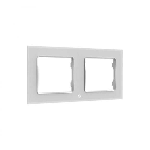 Shelly Wall Frame 2 for Wall Switch White (01)
