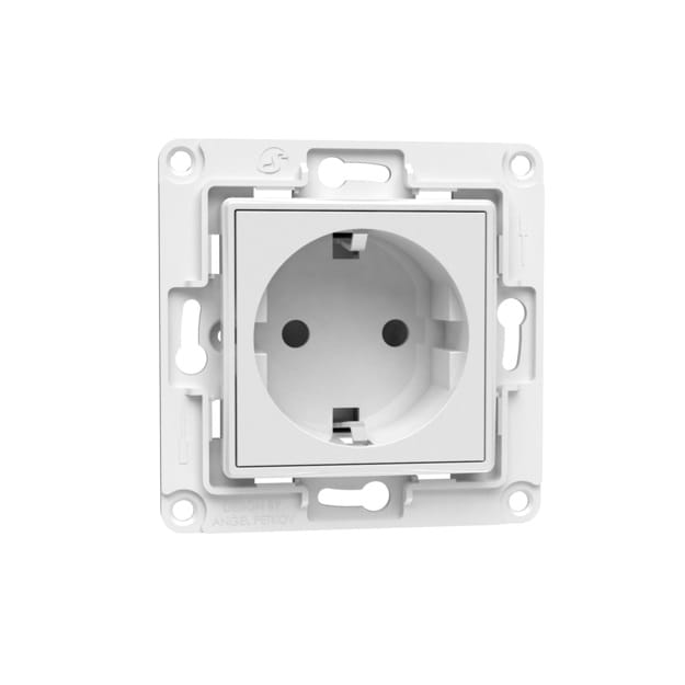 Shelly Wall Socket EU White (01)