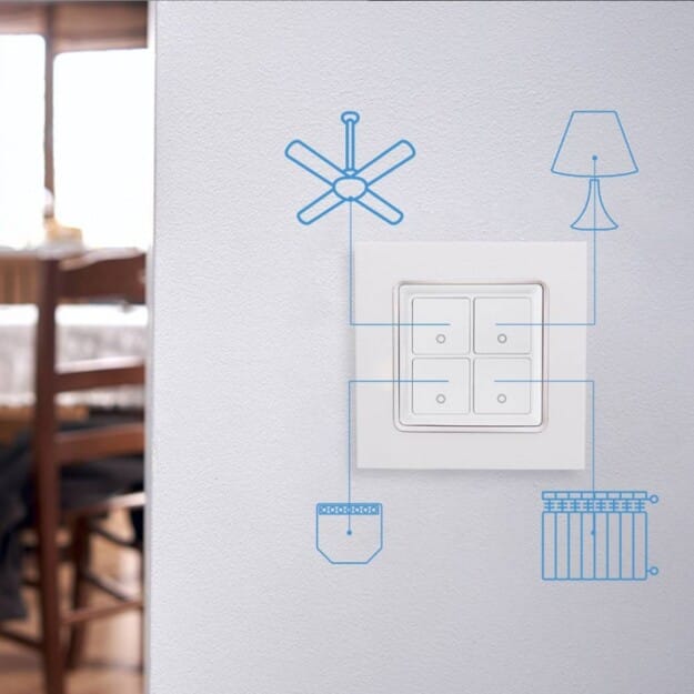 Shelly Wall Switch 4 White (02)